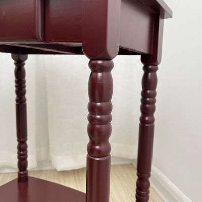 Nice Style Vintage Massivholz Schrank Seitentisch Nachttisch mit Schublade Für Schlafzimmer Wohnzimmer Esszimmer Möbel OEM / ODM