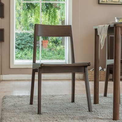 Massivholz-Esstühle im nordischen klassischen Stil für Restaurantmöbel