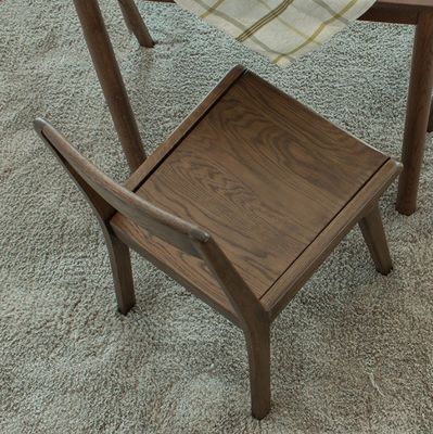 Massivholz-Esstühle im nordischen klassischen Stil für Restaurantmöbel