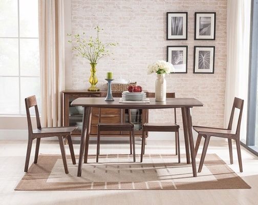 Massivholz-Esstühle im nordischen klassischen Stil für Restaurantmöbel