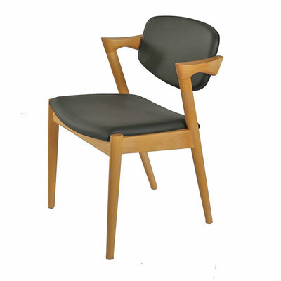 Holzgeschäftliche PU-Leder-Esstuhl für Hotel-Coffee-Shop Vielseitig und funktional