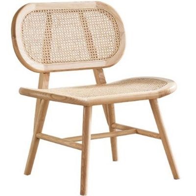 Rattan-Bedeckungsmaterial Moderne Design-Stil Massivholz-Stuhl für wettbewerbsfähige Luxus-Esszimmermöbel
