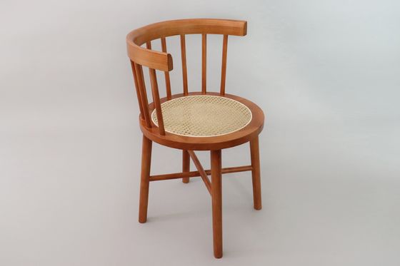 Maßgeschneiderte Farben Kundenentwürfe Akzeptabel Nordic Modern Rattan Stuhl Holzmöbel