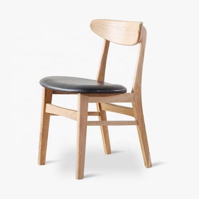 Pu-Leder aus Holz, Polster, Restaurantsessel im europäischen Stil für modernes und luxuriöses Design