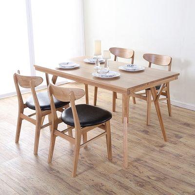 Pu-Leder aus Holz, Polster, Restaurantsessel im europäischen Stil für modernes und luxuriöses Design