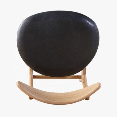 Pu-Leder aus Holz, Polster, Restaurantsessel im europäischen Stil für modernes und luxuriöses Design