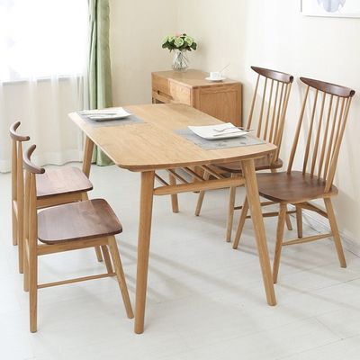 Allgemeine Luxus-Esstuhl aus massivem Holz für klassische Restaurants
