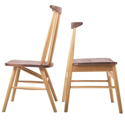 Allgemeine Luxus-Esstuhl aus massivem Holz für klassische Restaurants