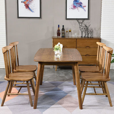 Massivholz Esstisch für Familien Classic Design Holz Material Hochzeiten