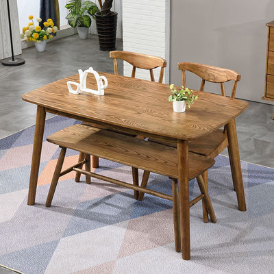 Massivholz Esstisch für Familien Classic Design Holz Material Hochzeiten