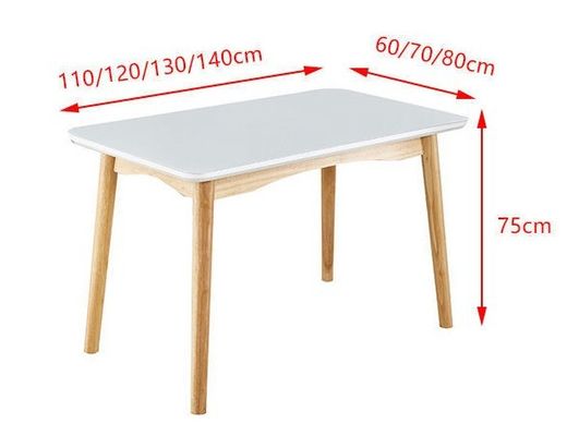 Moderne Holz-Esstisch Schreibtisch für Esszimmermöbel