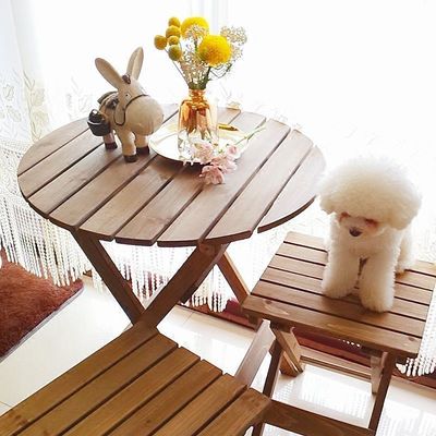 Postverpackung und langlebige Outdoor-Patio-Möbel-Sets mit Massivholz