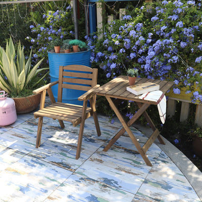 Postverpackung und langlebige Outdoor-Patio-Möbel-Sets mit Massivholz