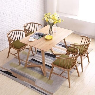 Modernes Design Stacking Winsor Esszimmer Stuhl Massivholzmöbel für nordische Custom Restaurant