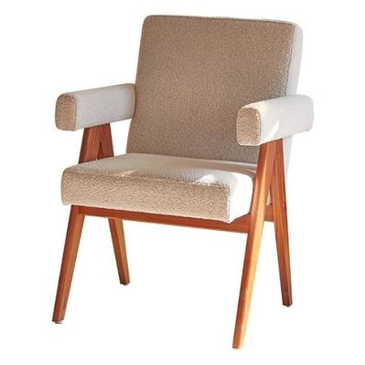 NO Faltbare neueste Design-Hausmöbel Polster-Wohnzimmer-Stuhl mit Massivholz-Akzent-Stühle