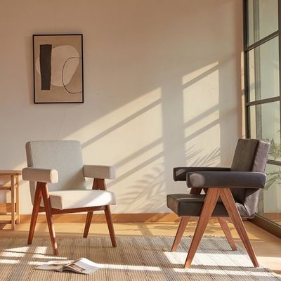 NO Faltbare neueste Design-Hausmöbel Polster-Wohnzimmer-Stuhl mit Massivholz-Akzent-Stühle