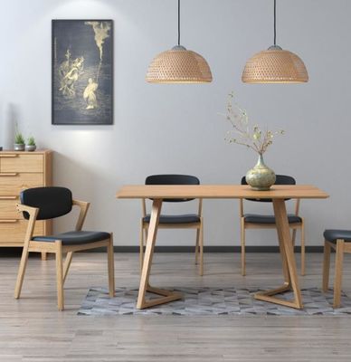 Postverpackung Y Freizeitbetriebe Nordische Eichenholzlederstühle Klassische Holzessenstühle Restaurantstuhl