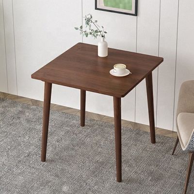 Maßgeschneiderte Farbe Massivholz Esszimmer Quadrat Kaffeetisch Modernes Licht Luxus Kleines Quadrattisch