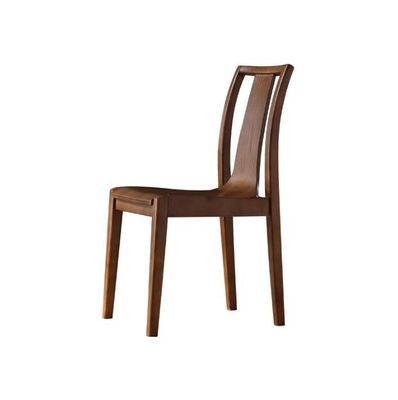 Einzigartiges Design Moderne Massivholz-Esstühle in Eichenfarbe für Restaurants