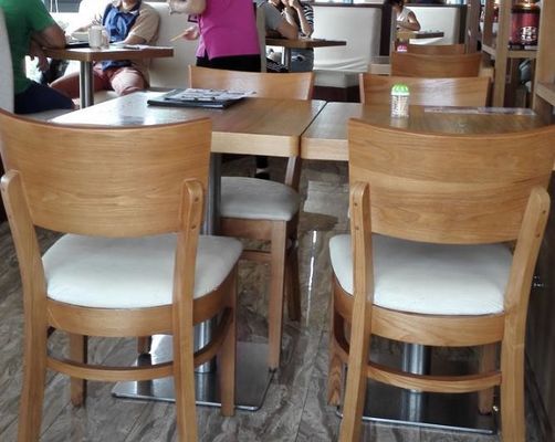 Hotel/Café/Restaurant Holz-Esstuhl mit Holz von kommerzieller Qualität aus Aschholz