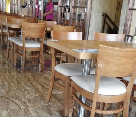 Hotel/Café/Restaurant Holz-Esstuhl mit Holz von kommerzieller Qualität aus Aschholz
