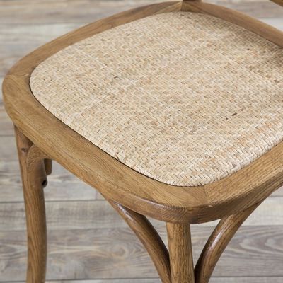 Massivholz-Chivari-Stuhl für Rattan-Essen bei klassischen Hochzeitsveranstaltungen