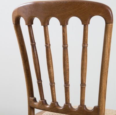 Massivholz-Chivari-Stuhl für Rattan-Essen bei klassischen Hochzeitsveranstaltungen