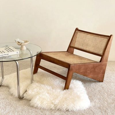 OEM/ODM Moderner Stil Rattan Holz Kreatives Wohnzimmer Terrasse Rattan Stuhl Rücken Stuhl Perfekt für Wohnung