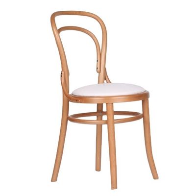 Postverpackung Y Hochrücken Holz Esszessel mit antikem Design und Buchenholzpolsterung