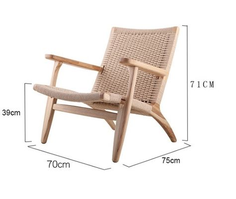 Home Office Rattan Stuhl für Außenmöbel Garten Terrasse Strand Kaffeehaus Restaurant Gewichtsgrenze 200kg und stilvoll