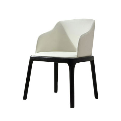 Nordic Grey Luxus Vollgewebe Polstered Esszessel Luxus moderner Stil für Esszimmermöbel