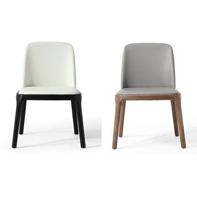 Nordic Grey Luxus Vollgewebe Polstered Esszessel Luxus moderner Stil für Esszimmermöbel