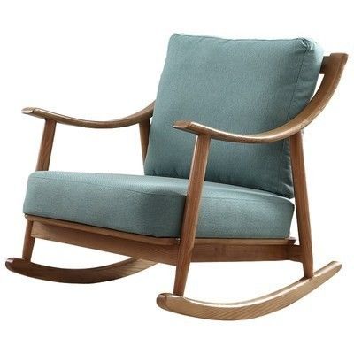 Postverpackung Holzmöbel Schaukelsofa Stuhl für Zuhause und Büro in Nordeuropa Stildesign