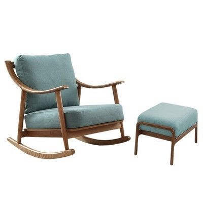 Postverpackung Holzmöbel Schaukelsofa Stuhl für Zuhause und Büro in Nordeuropa Stildesign