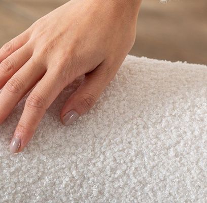Gut gestaltete, flauschige Einzelsofa für Schlaf- und Wohnzimmermöbel