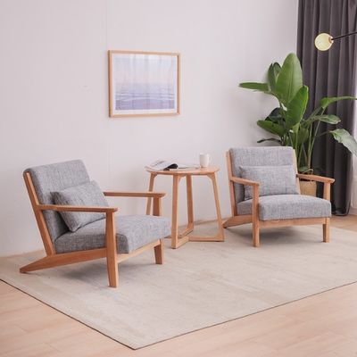 Einzelsofa Wohnzimmer Sofas mit abnehmbarer Abdeckung und Nordic Lazy Sofa Chair