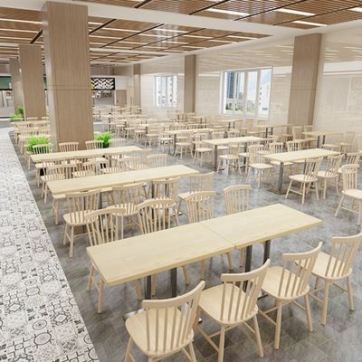 Postverpackung Esstisch Stuhl Kombination für Snackbar im Fast-Food-Restaurant