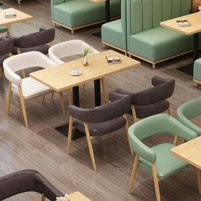 Postverpackung Esstisch Stuhl Kombination für Snackbar im Fast-Food-Restaurant
