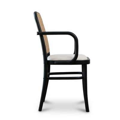 Antiques Design Holz Rattan Rücken Speisestuhl für OEM/ODM und Freizeitstuhl Stil