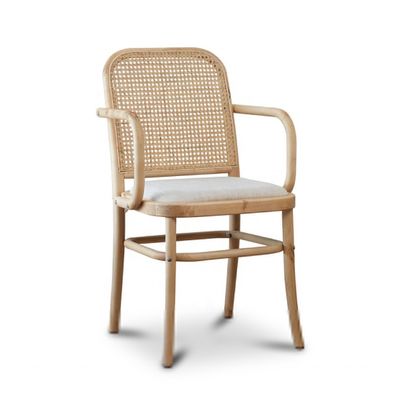 Antiques Design Holz Rattan Rücken Speisestuhl für OEM/ODM und Freizeitstuhl Stil
