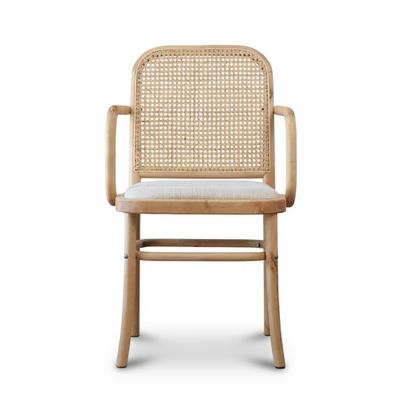Antiques Design Holz Rattan Rücken Speisestuhl für OEM/ODM und Freizeitstuhl Stil