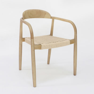 Bestseller Moderne Wohnzimmer Armlehne Holz Esszimmer Seilstuhl mit Armlehne und Postverpackung