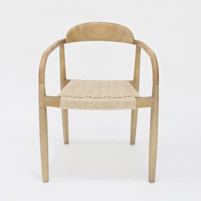 Bestseller Moderne Wohnzimmer Armlehne Holz Esszimmer Seilstuhl mit Armlehne und Postverpackung