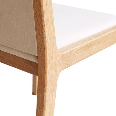 Nordic Polstered Massivholz Esszessel Dauerhafte und anspruchsvolle Gestaltung