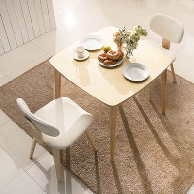 PU-Leder gepolstert Stoff Eichenholz Esszessel mit optionalen Esszimmermöbeln