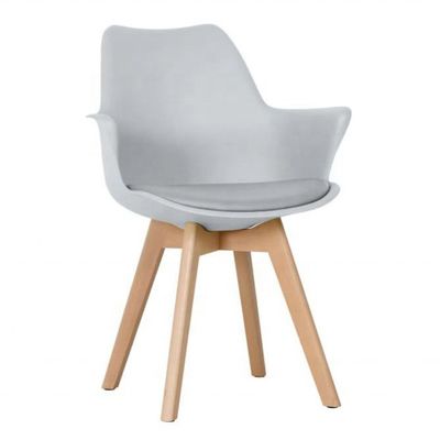 Langlebiger, farbenfroher, moderner Speisesessel aus Kunststoff