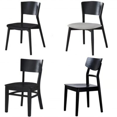 Massivholz-Esstuhl für moderne Möbel für Cafés und Restaurants