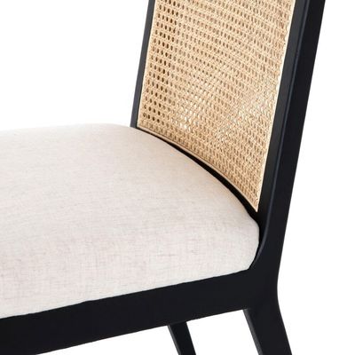 Der beste französische Stil Rattan Rücken Massiv Eichenholz Antike Esszimmer Stuhl Moderne Design Stil für spezielle