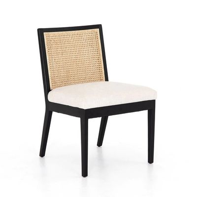 Der beste französische Stil Rattan Rücken Massiv Eichenholz Antike Esszimmer Stuhl Moderne Design Stil für spezielle