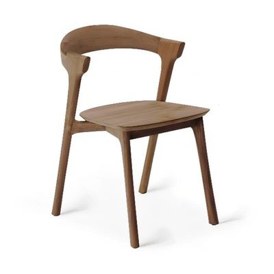 Komfortabler und eleganter Freizeitstuhl aus nordischem Holz für das Hotel Garden Coffee Shop 53cm*50cm*76cm